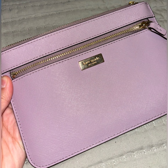 Kate Spade purple wristlet purse - Picture 7 of 10